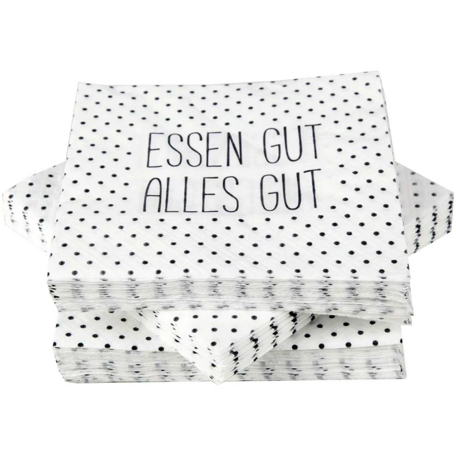 Bestlivings Servietten 33 x 33 cm 3 Lagig 100er Pack Essen Gut Alles Gut günstig online kaufen