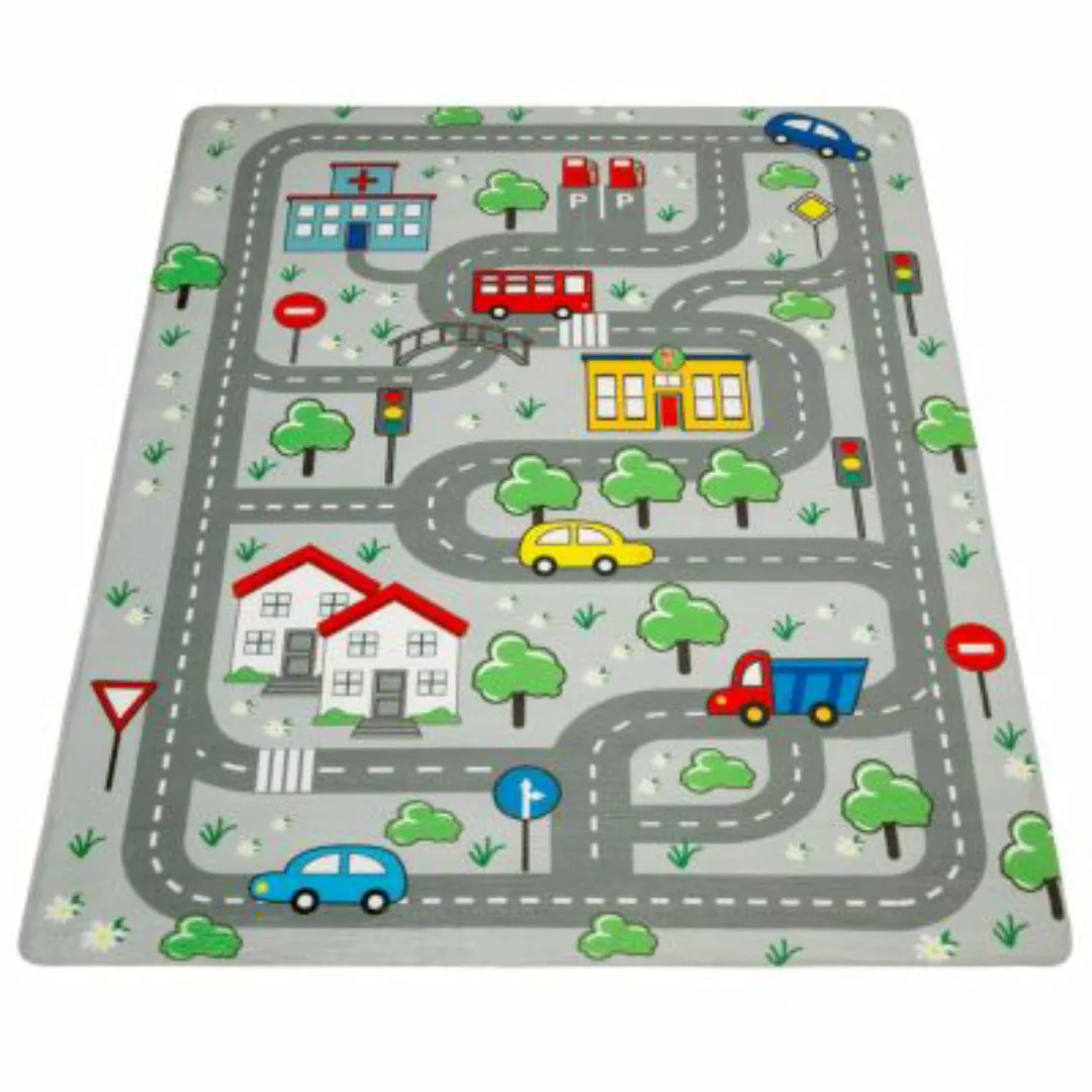 Paco Home Kinderteppich »Chicos 559«, rund, Flachgewebe, Straßen-Spiel-Tepp günstig online kaufen