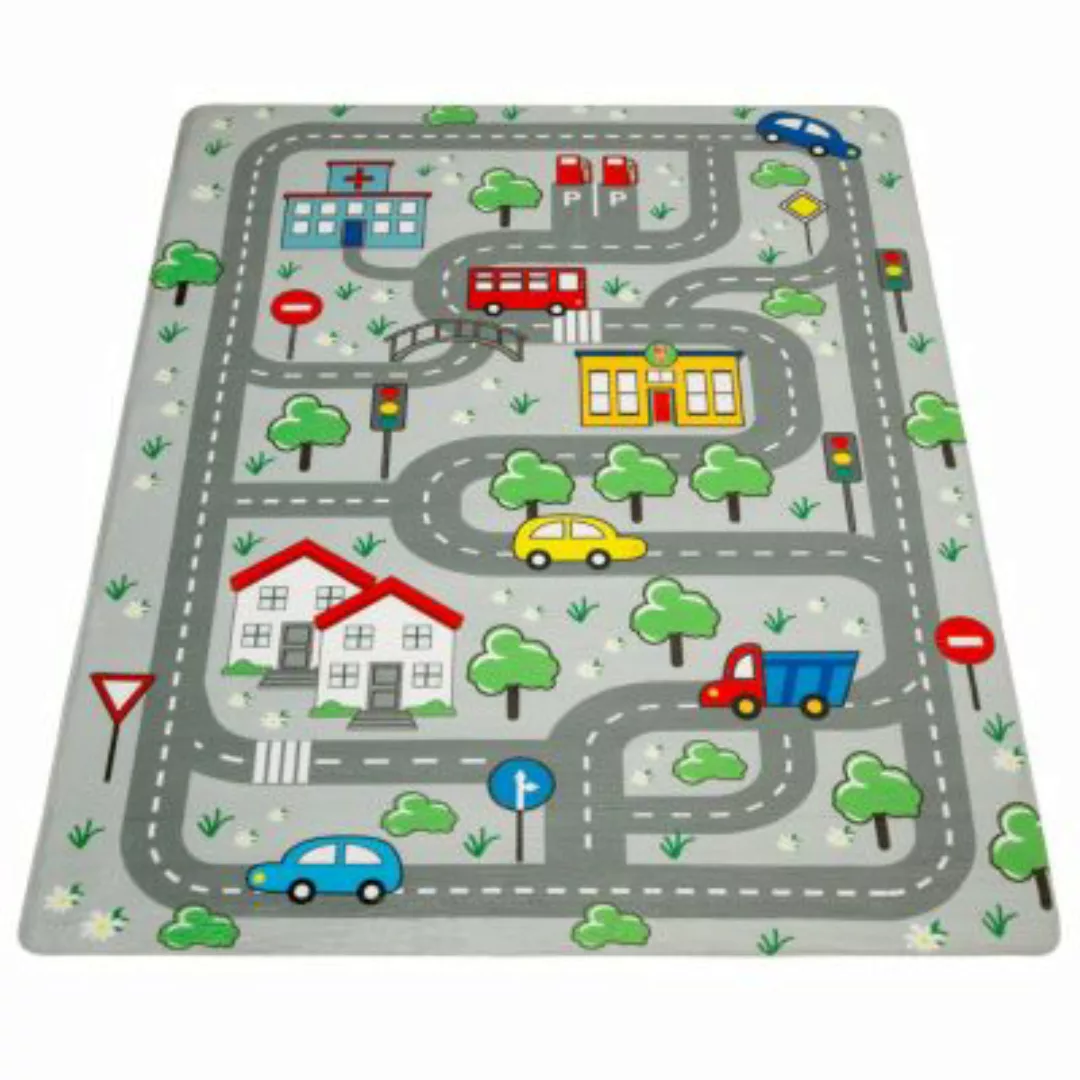 Paco Home Teppich CHI 559 grau Gr. 80 x 80 günstig online kaufen