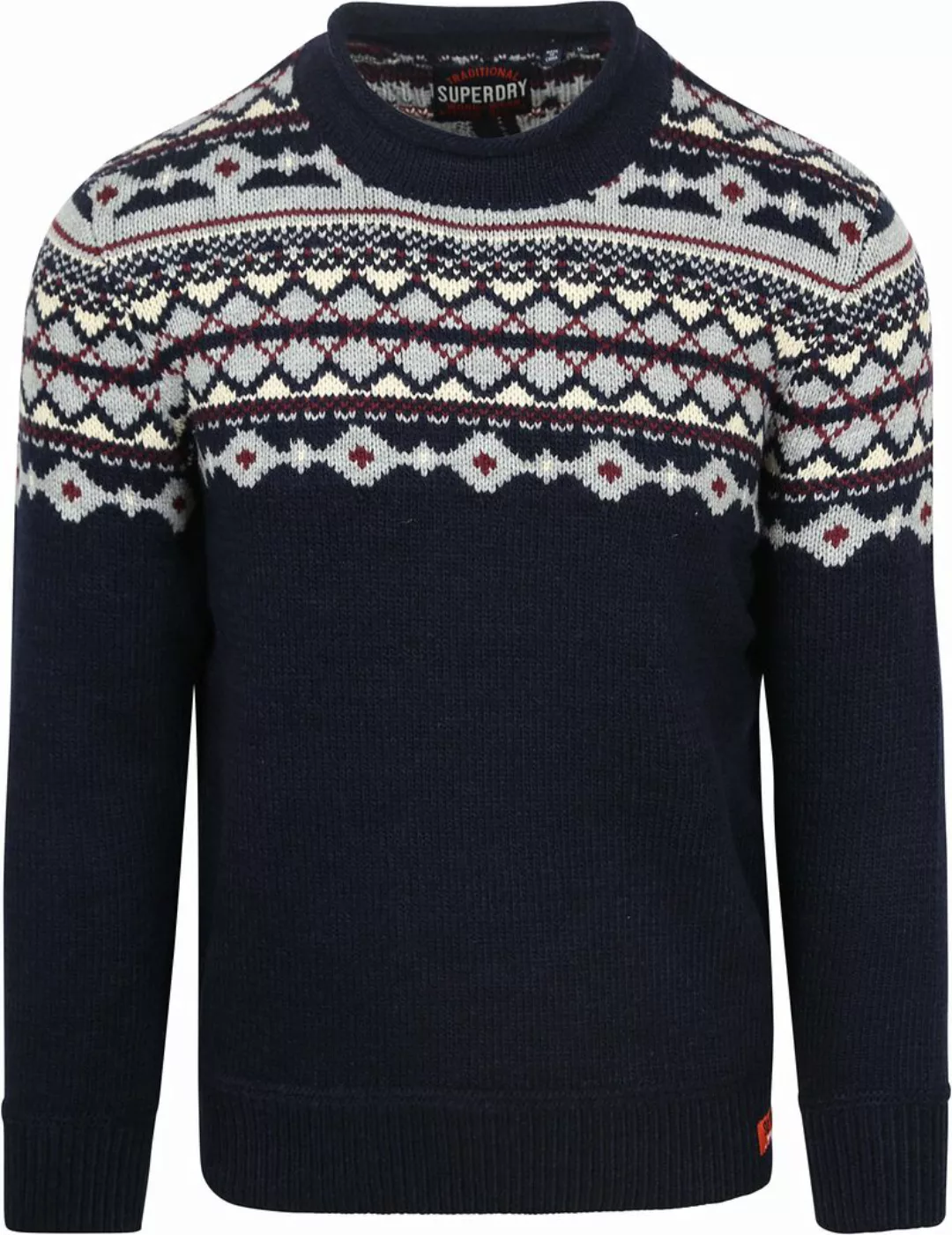 Superdry Rundhalspullover FAIRISLE KNIT CREW JUMPER günstig online kaufen