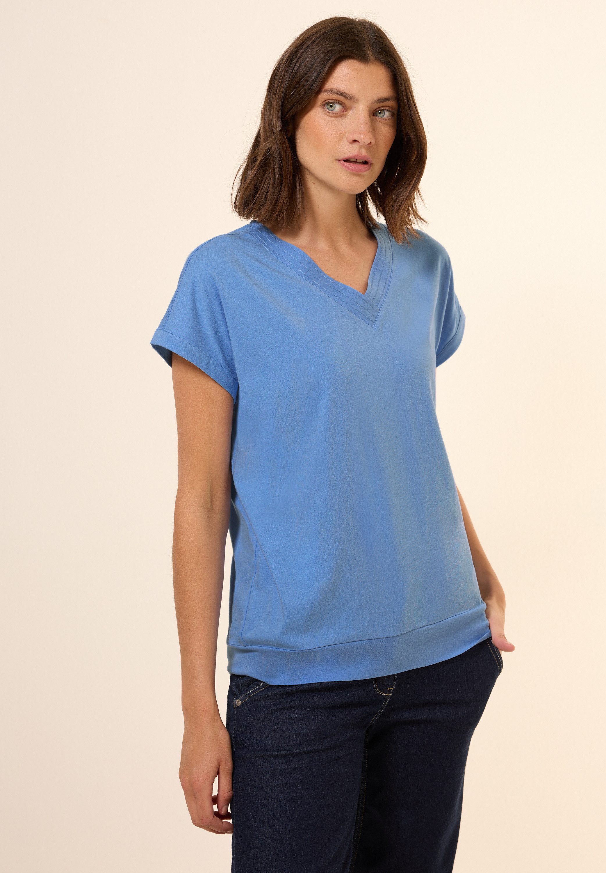 Cecil T-Shirt, im soften Baumwoll-Mix günstig online kaufen