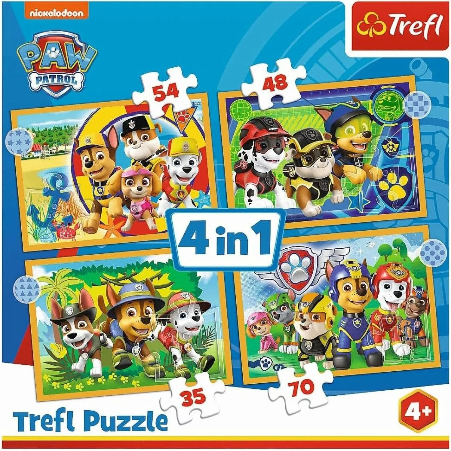 Trefl Puzzle 4 in 1 Puzzle, günstig online kaufen