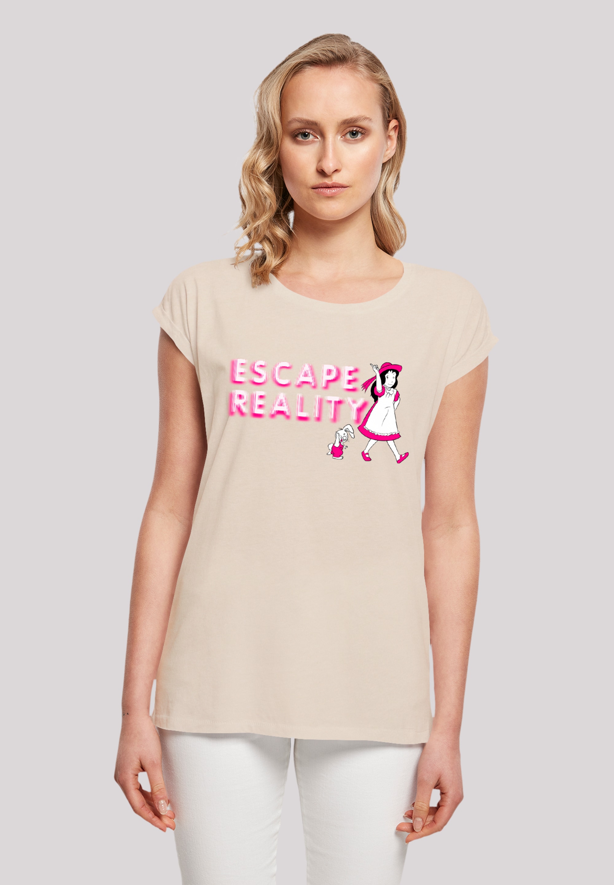 F4NT4STIC T-Shirt "Alice im Wunderland Escape Reality", Retro, Heroes of Ch günstig online kaufen