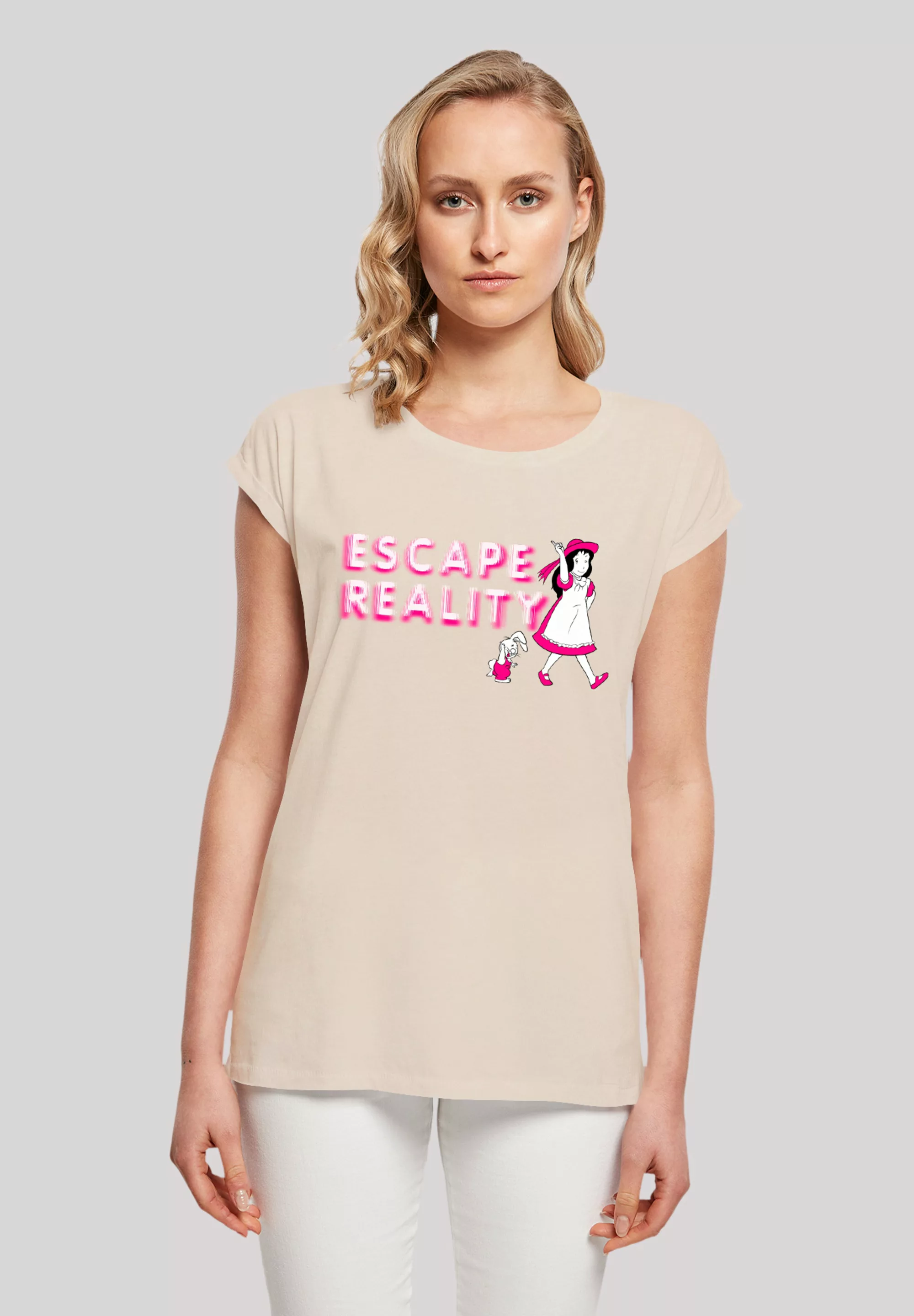 F4NT4STIC T-Shirt "Alice im Wunderland Escape Reality", Retro, Heroes of Ch günstig online kaufen