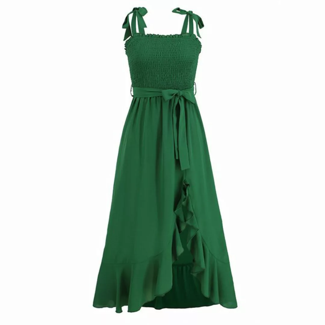 AFAZ New Trading UG Sommerkleid Damen Kurzarm Plissee Loose Swing Freizeitk günstig online kaufen