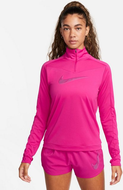 Nike Longsleeve NIKE Damen Sweatshirt W NK DF SWOOSH HBR HZ PACER Fireberry günstig online kaufen