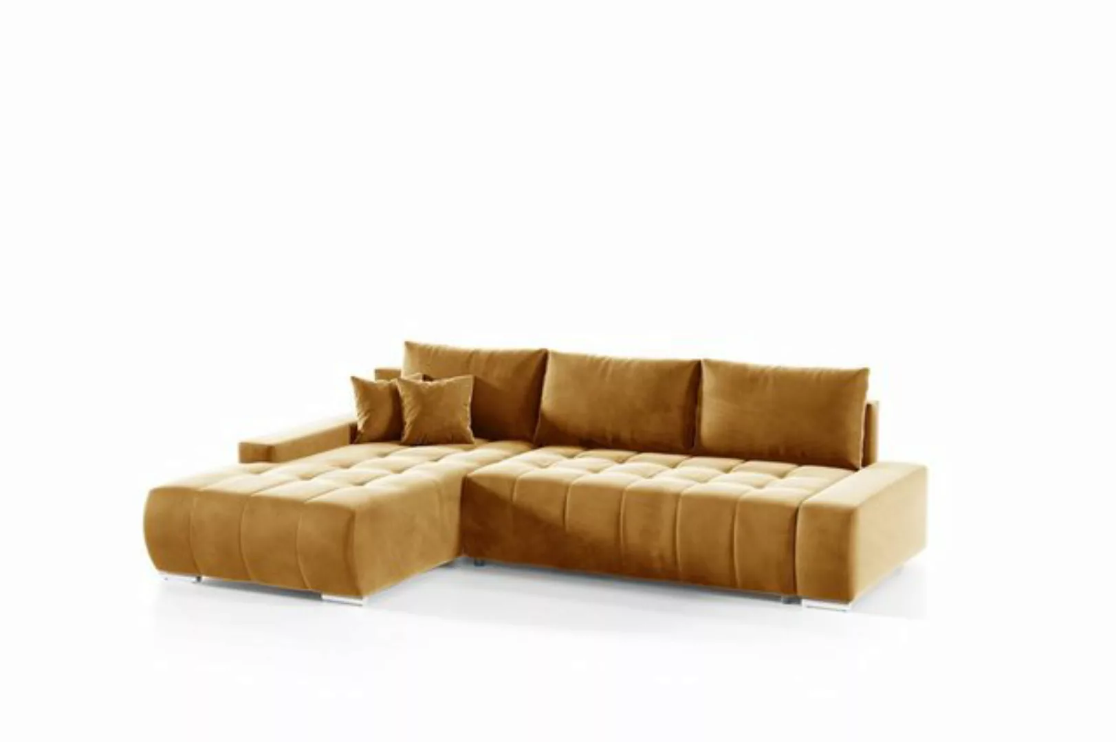 Fun Möbel Ecksofa Sofa mit Schlaffunktion VOGAR, inkl. Bettkasten, inkl. 3 günstig online kaufen