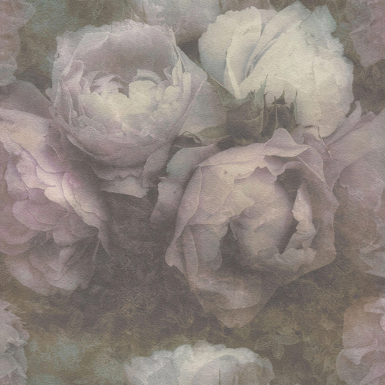 Bricoflor Shabby Tapete mit Rosen Romantische Vliestapete mit Blumen in Alt günstig online kaufen