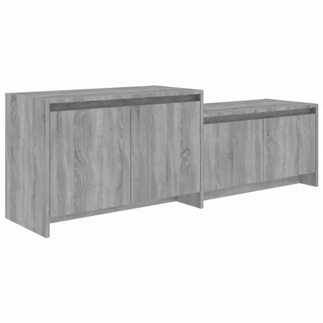 vidaXL TV-Schrank TV-Schrank Sonoma Eiche Grau 146,5x35x50 cm Spanplatte Lo günstig online kaufen