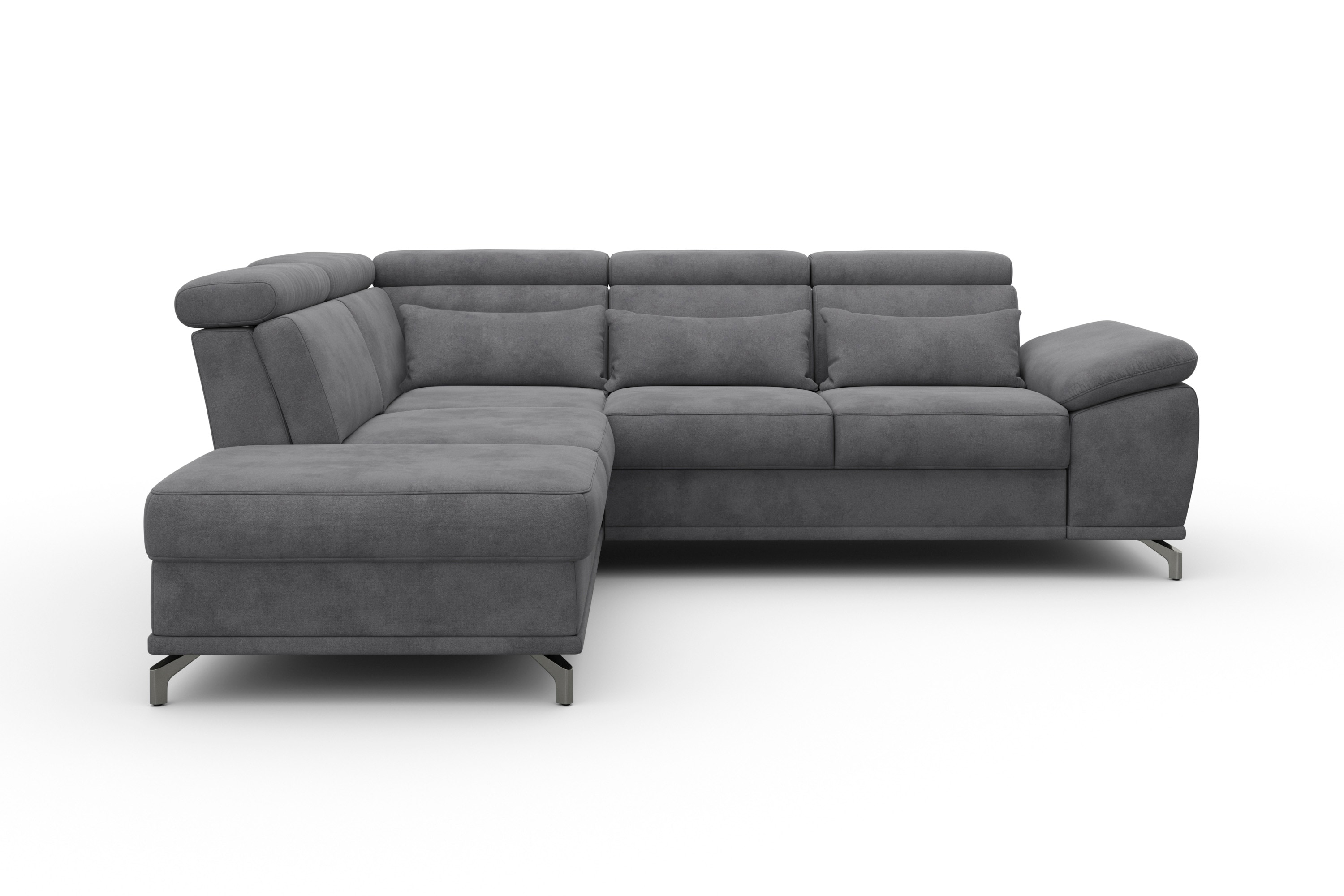 sit&more Ecksofa "Cabrio L-Form, mit Sitztiefenverstellung, Arm- und Kopfte günstig online kaufen