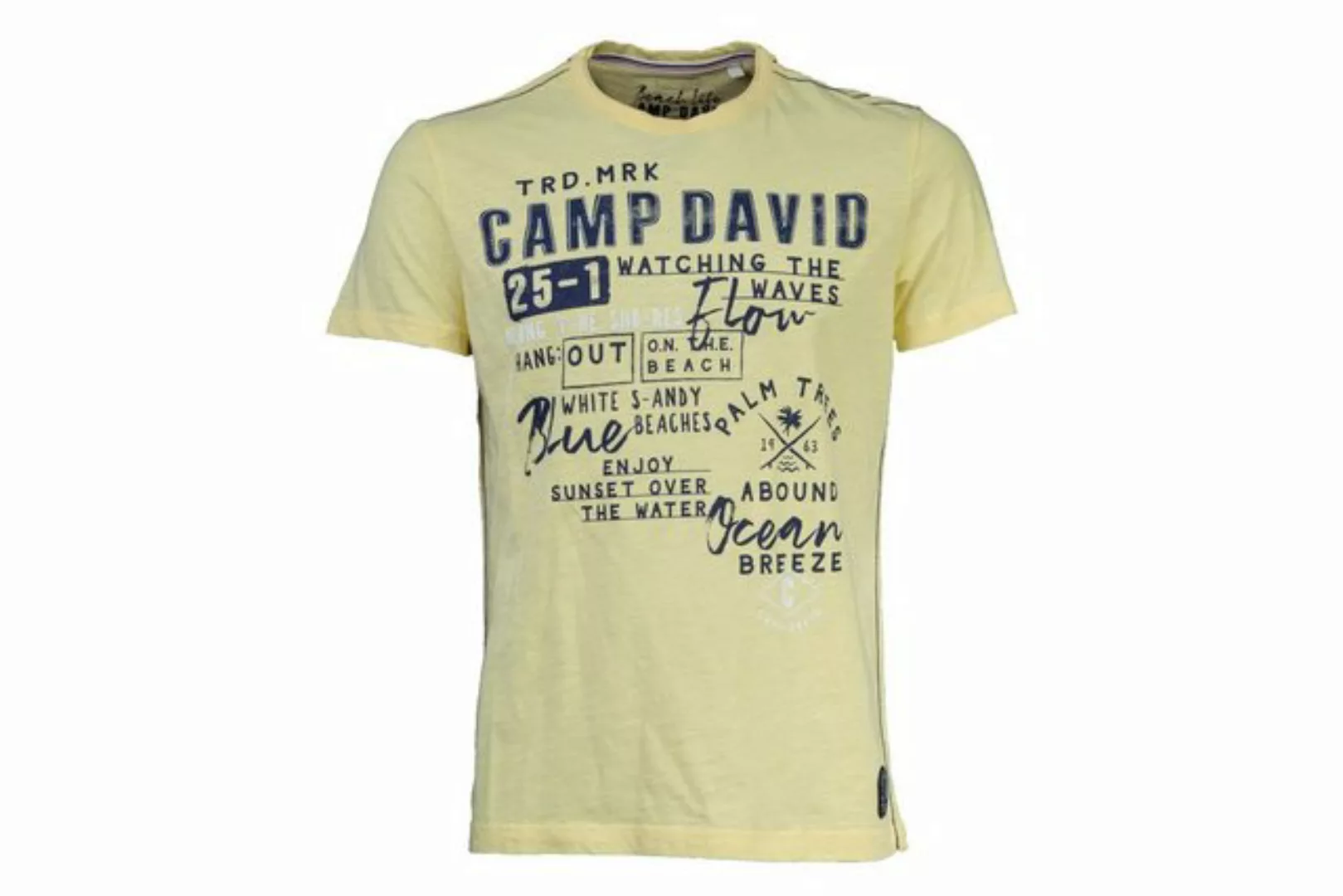 CAMP DAVID Rundhalsshirt aus Baumwolle günstig online kaufen