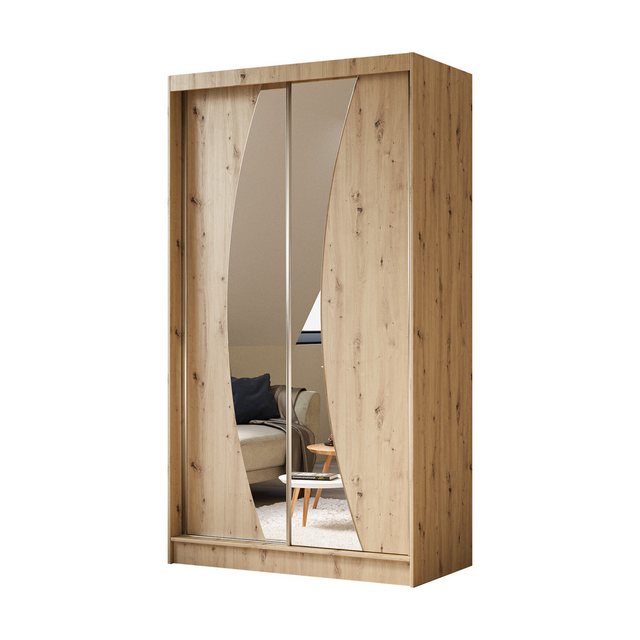 Beautysofa Kleiderschrank Vox (Schrank mi Schiebtüren, 120/150/160/180/200/ günstig online kaufen