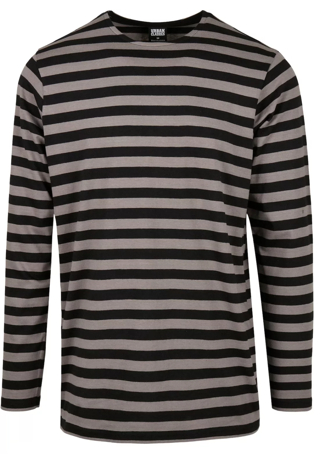 URBAN CLASSICS Langarmshirt "Urban Classics Herren Regular Stripe LS" günstig online kaufen