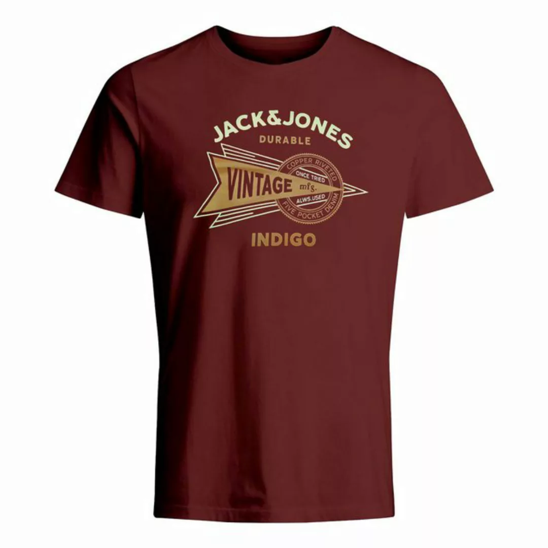 Jack & Jones Print-Shirt T-Shirt Crew Neck mit großem Markenprint günstig online kaufen