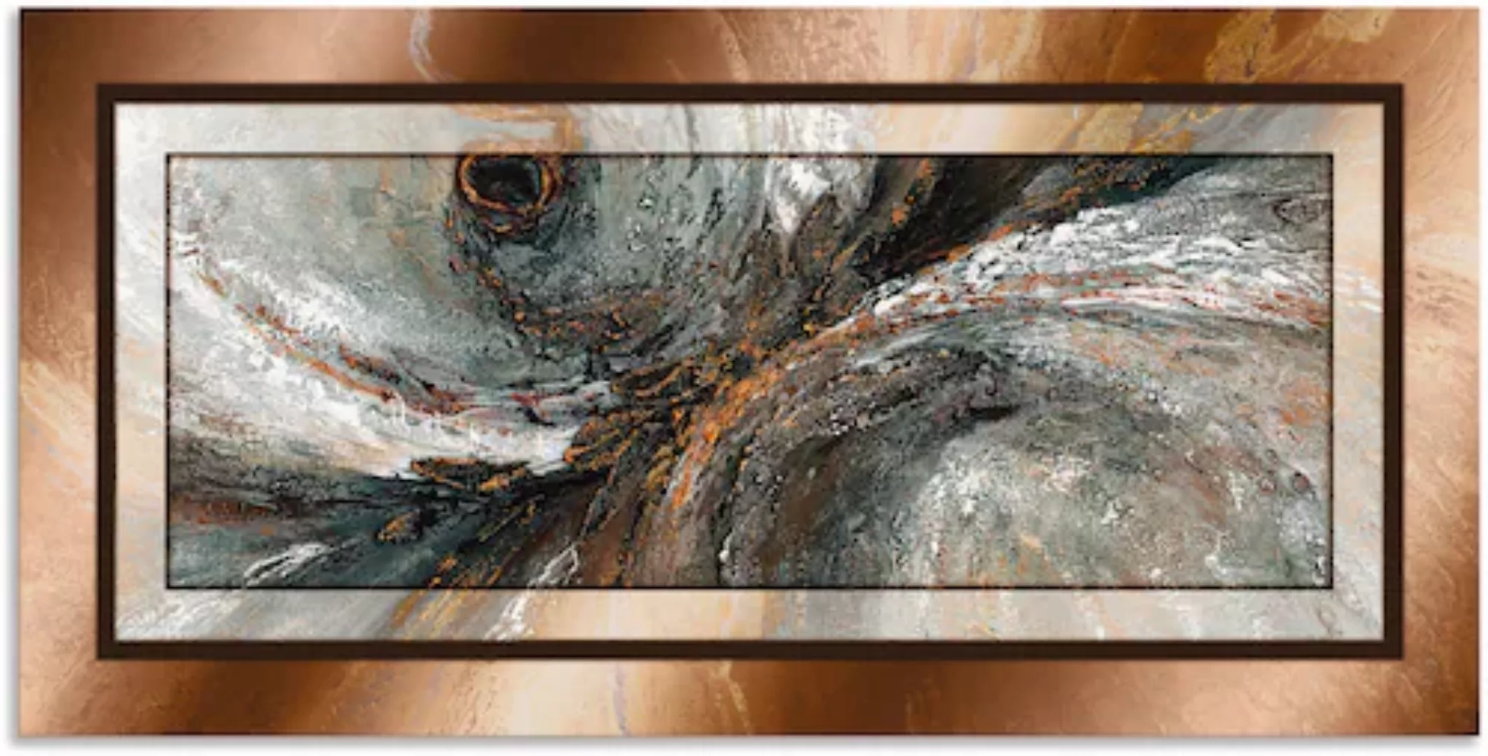 Artland Wandbild "Gold Abstrakt 2", Gegenstandslos, (1 St.) günstig online kaufen
