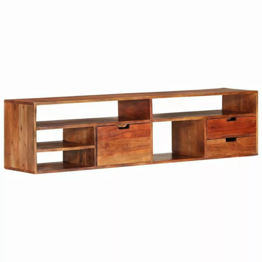 furnicato TV-Schrank 140x30x35 cm Massivholz Akazie (1-St) günstig online kaufen