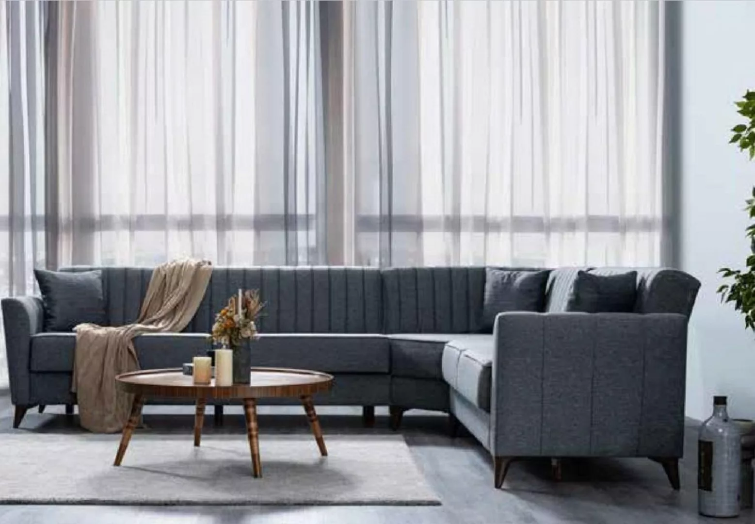 JVmoebel Ecksofa Sofa L-Form Bequemes Sofa L-Form Luxuriöses Sofa für Wohnz günstig online kaufen