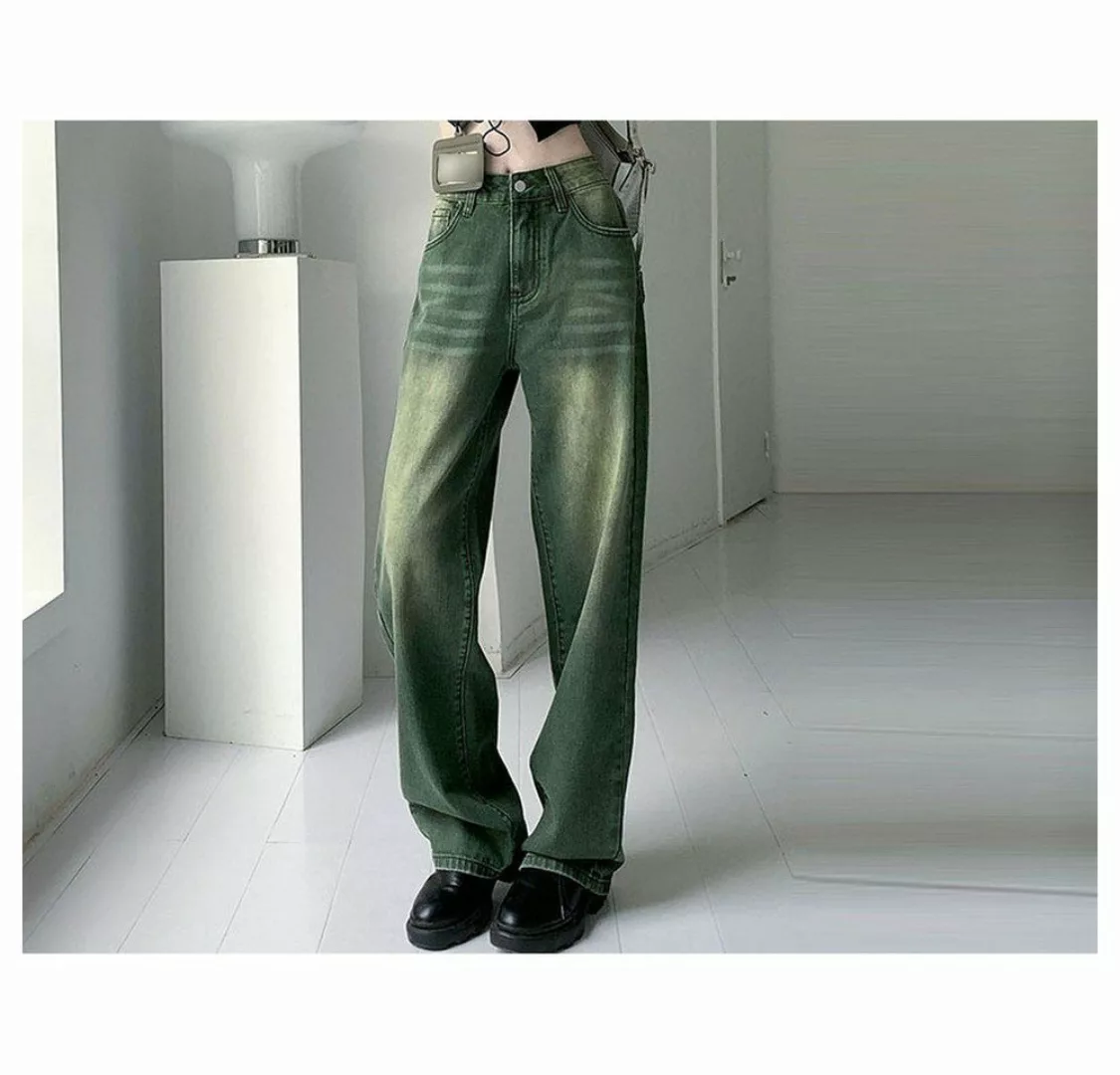 AFAZ New Trading UG Stretch-Jeans Damenunterteile Jeans Hohe Taille Gerade günstig online kaufen