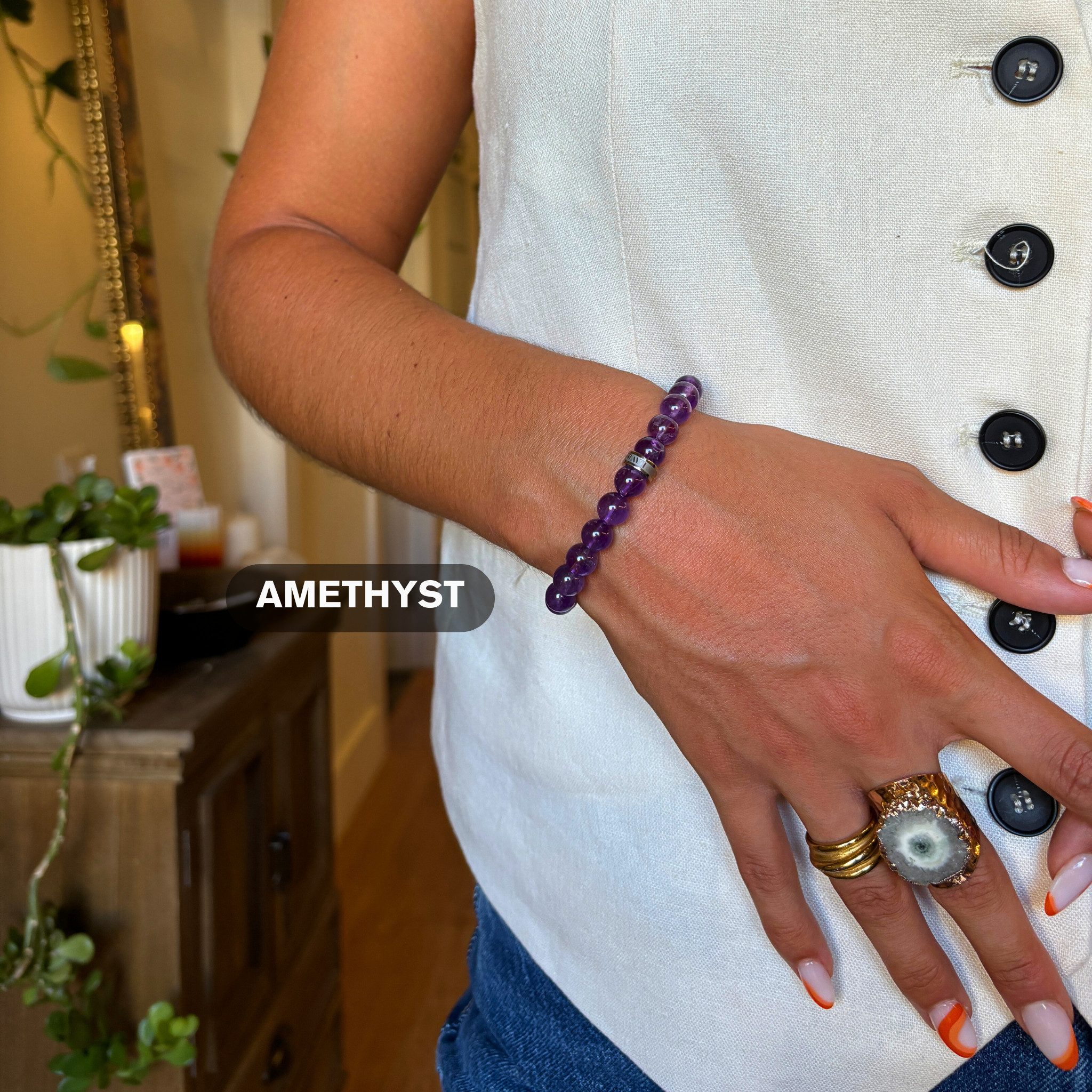 LAVISA Armband Armband Echte Edelstein Perlen, günstig online kaufen