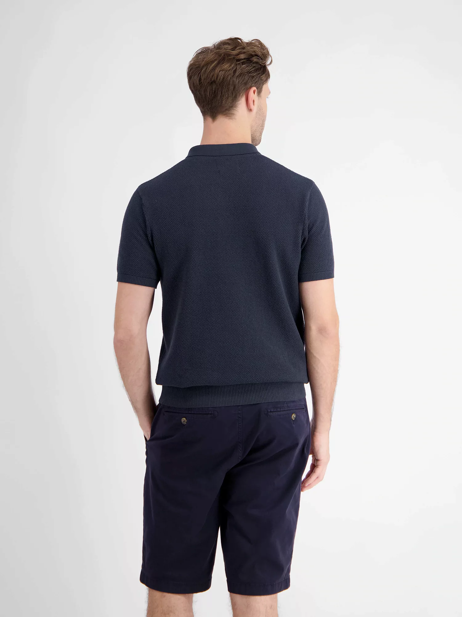 LERROS Poloshirt "LERROS Gestreiftes Strickpoloshirt" günstig online kaufen