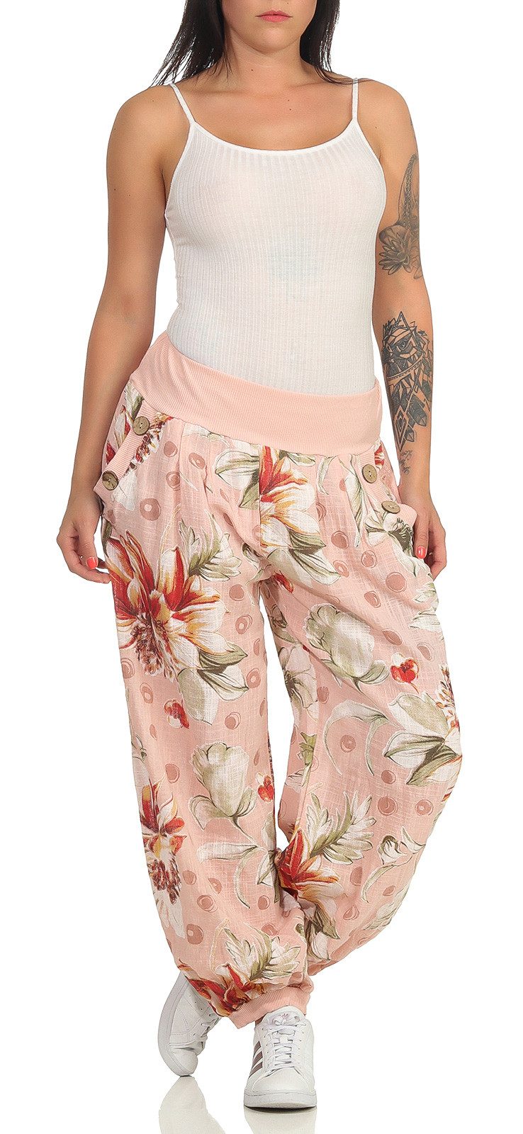 CLEO STYLE Stoffhose Damen Sommerhose 400 günstig online kaufen