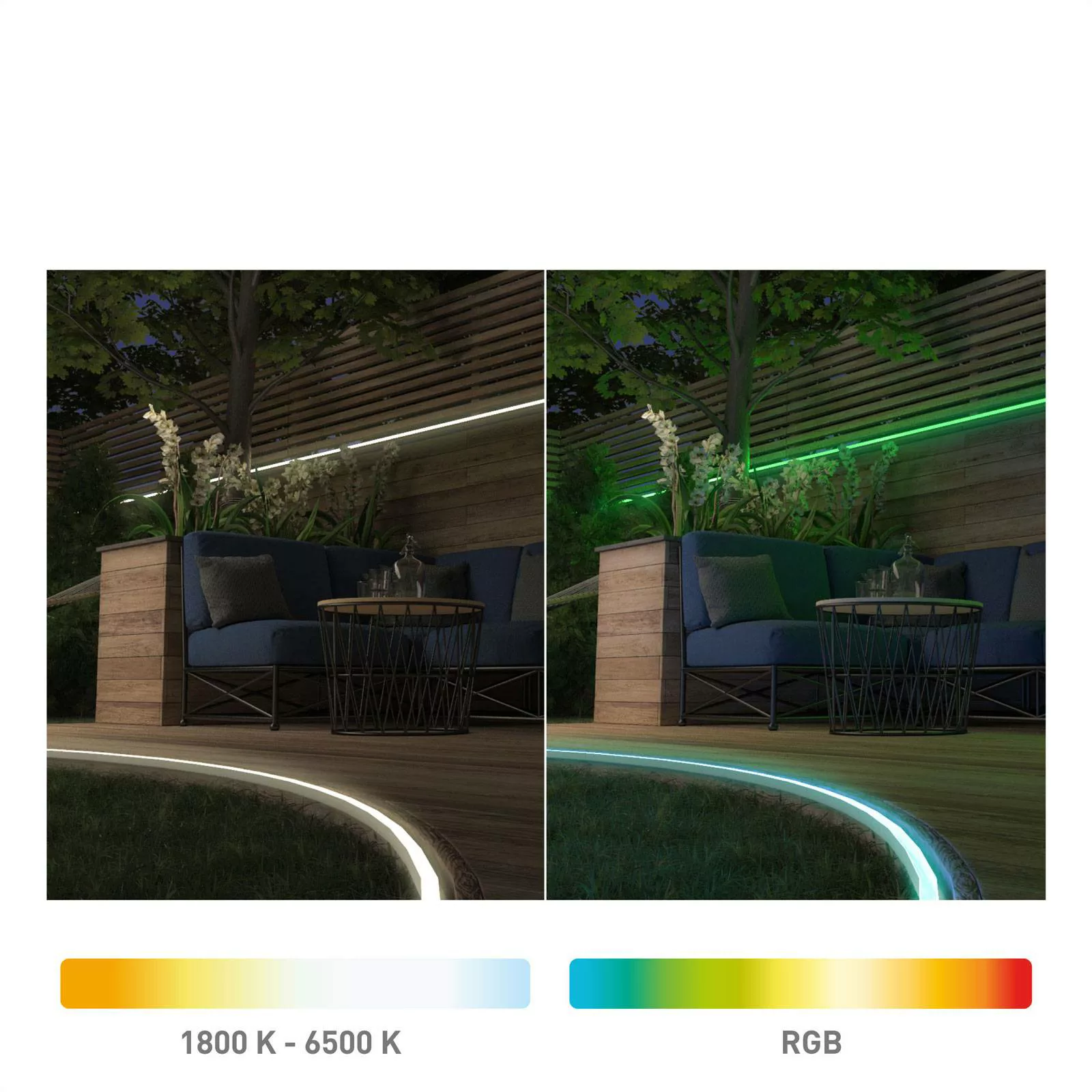 Müller Licht tint LED-Strip Outdoor, 500 cm günstig online kaufen