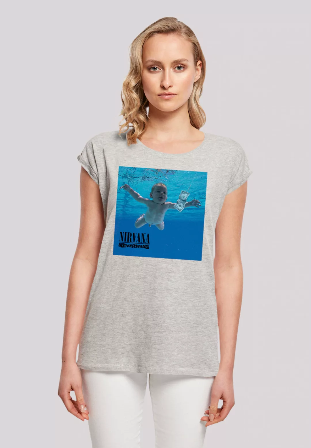 F4NT4STIC T-Shirt "Nirvana Rock Band Nevermind Album", Premium Qualität günstig online kaufen