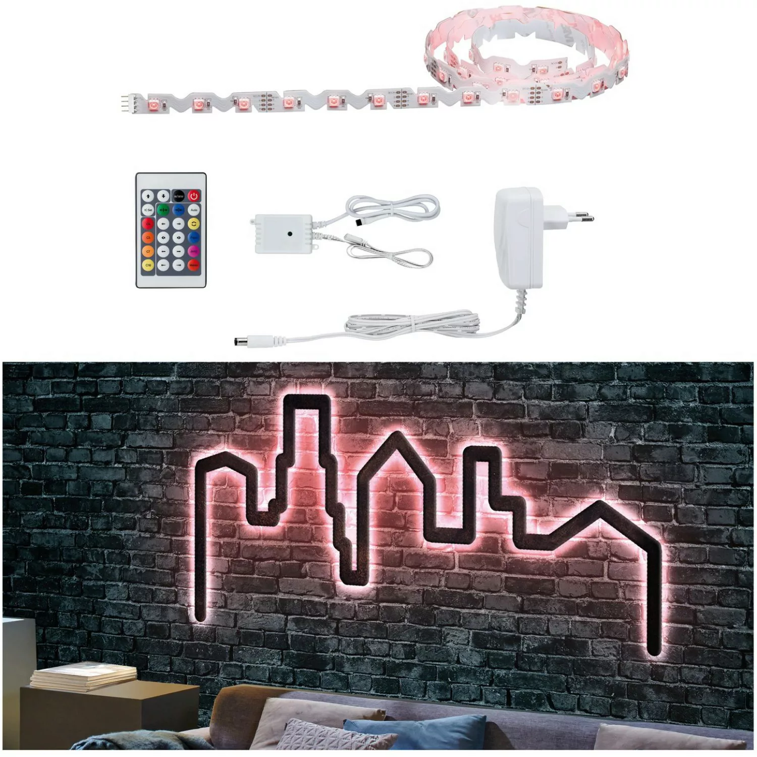 Paulmann FlexLED 3D Set RGB, 150 cm günstig online kaufen