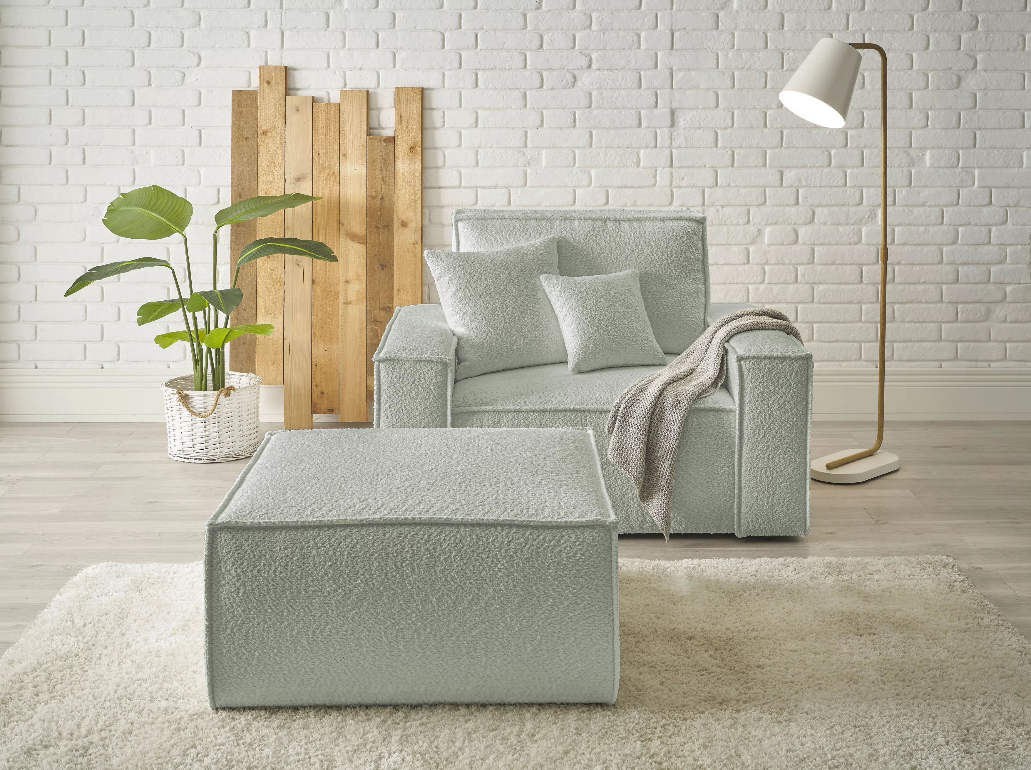 andas Loveseat "Finnley", (2 St.), Loveseat und Hocker im Set, passend zur günstig online kaufen