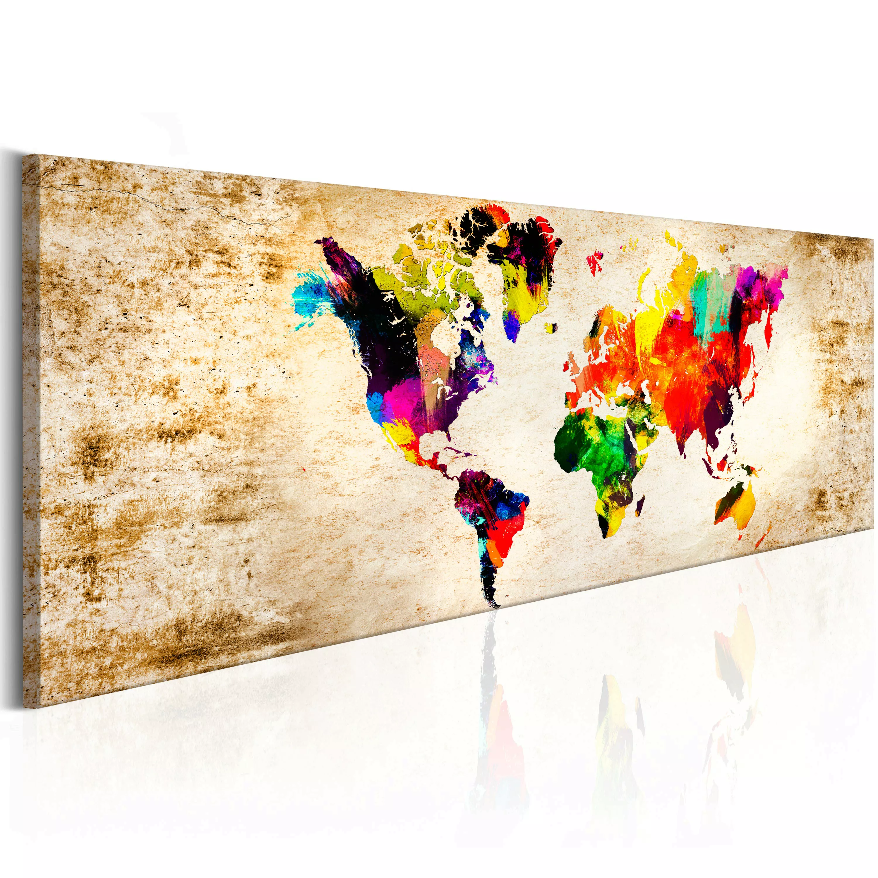 Wandbild - World In Watercolours günstig online kaufen