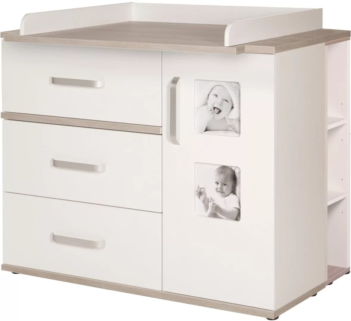 roba® Babyzimmer-Komplettset »Moritz«, (Set, 3 St., Kinderbett, Wickelkommo günstig online kaufen