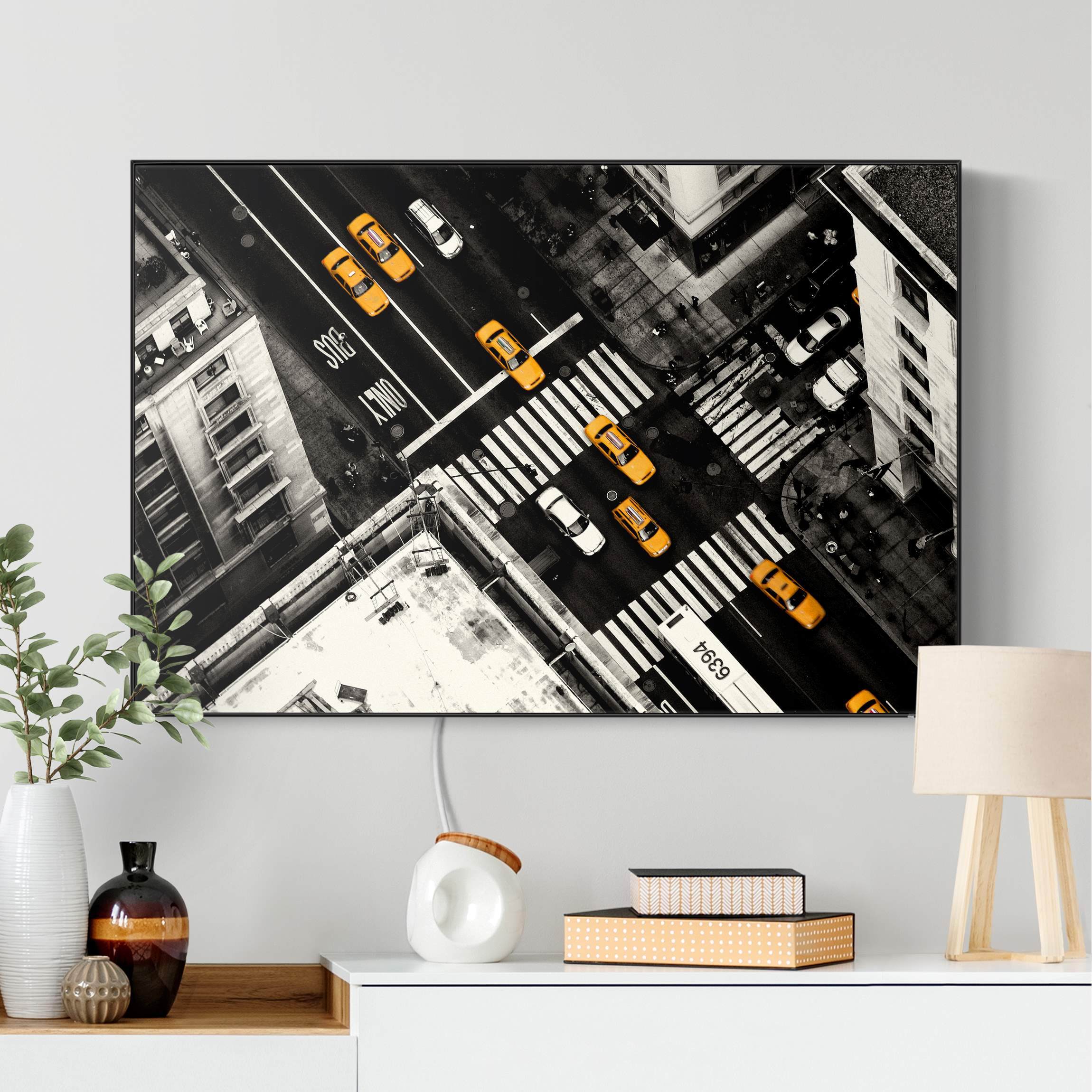 LED-Wechselbild New York City Cabs günstig online kaufen