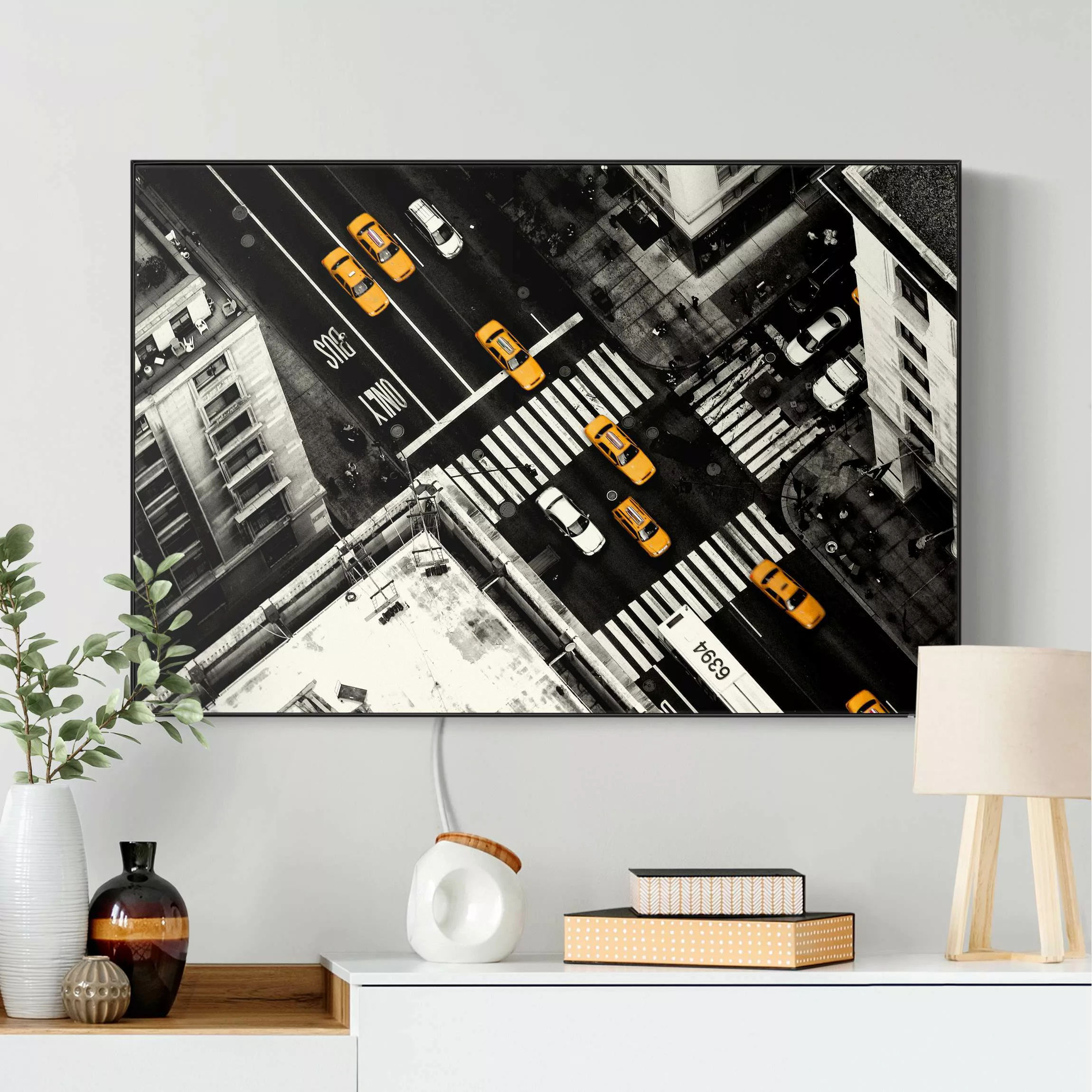 LED-Wechselbild New York City Cabs günstig online kaufen