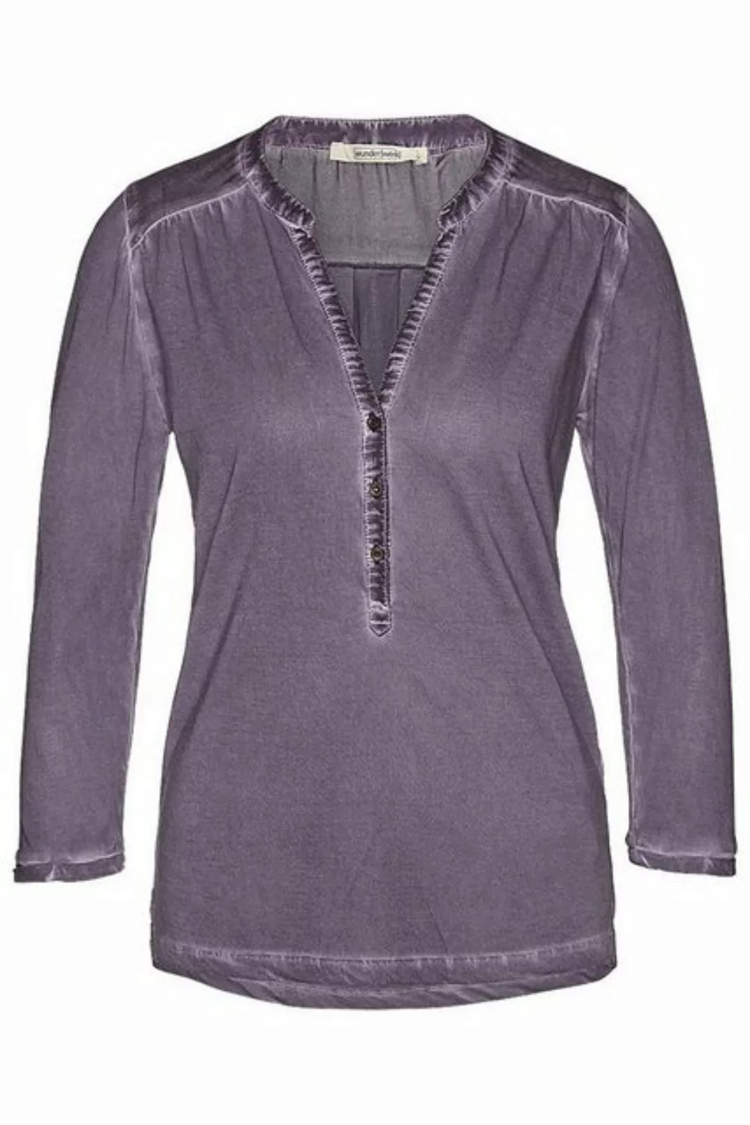 wunderwerk Kurzarmbluse Henley blouse 3/4 m.t. günstig online kaufen