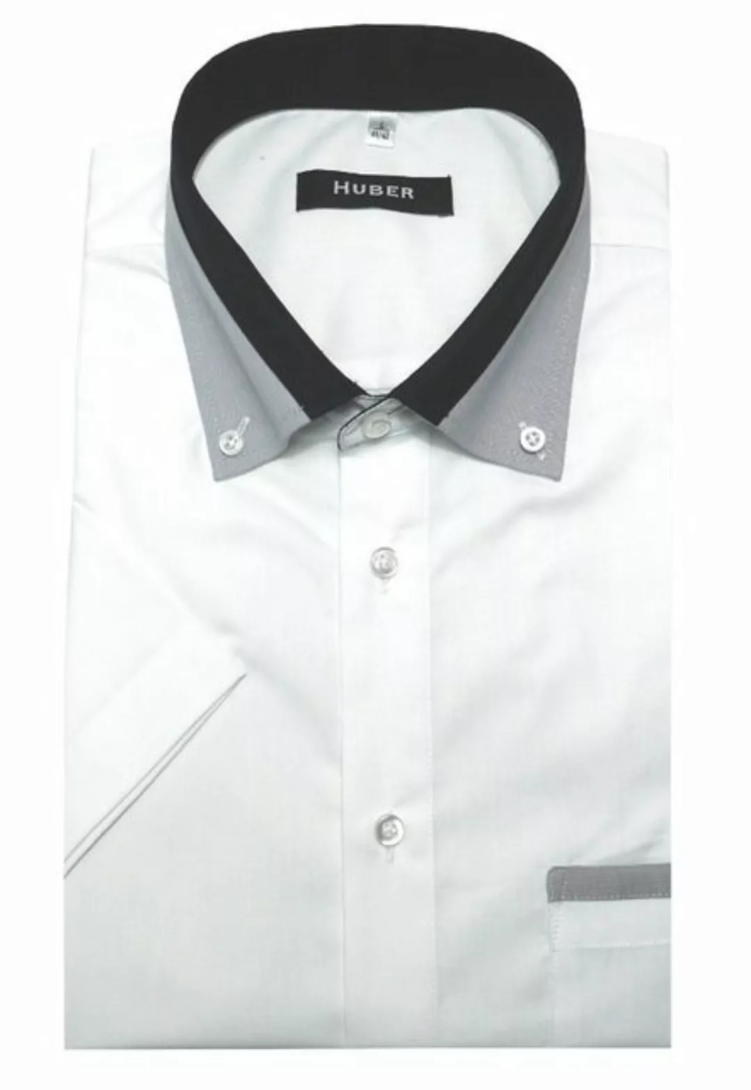 Huber Hemden Kurzarmhemd HU-0151 Button-down, Kontrast, Kurzarm, Regular-ge günstig online kaufen