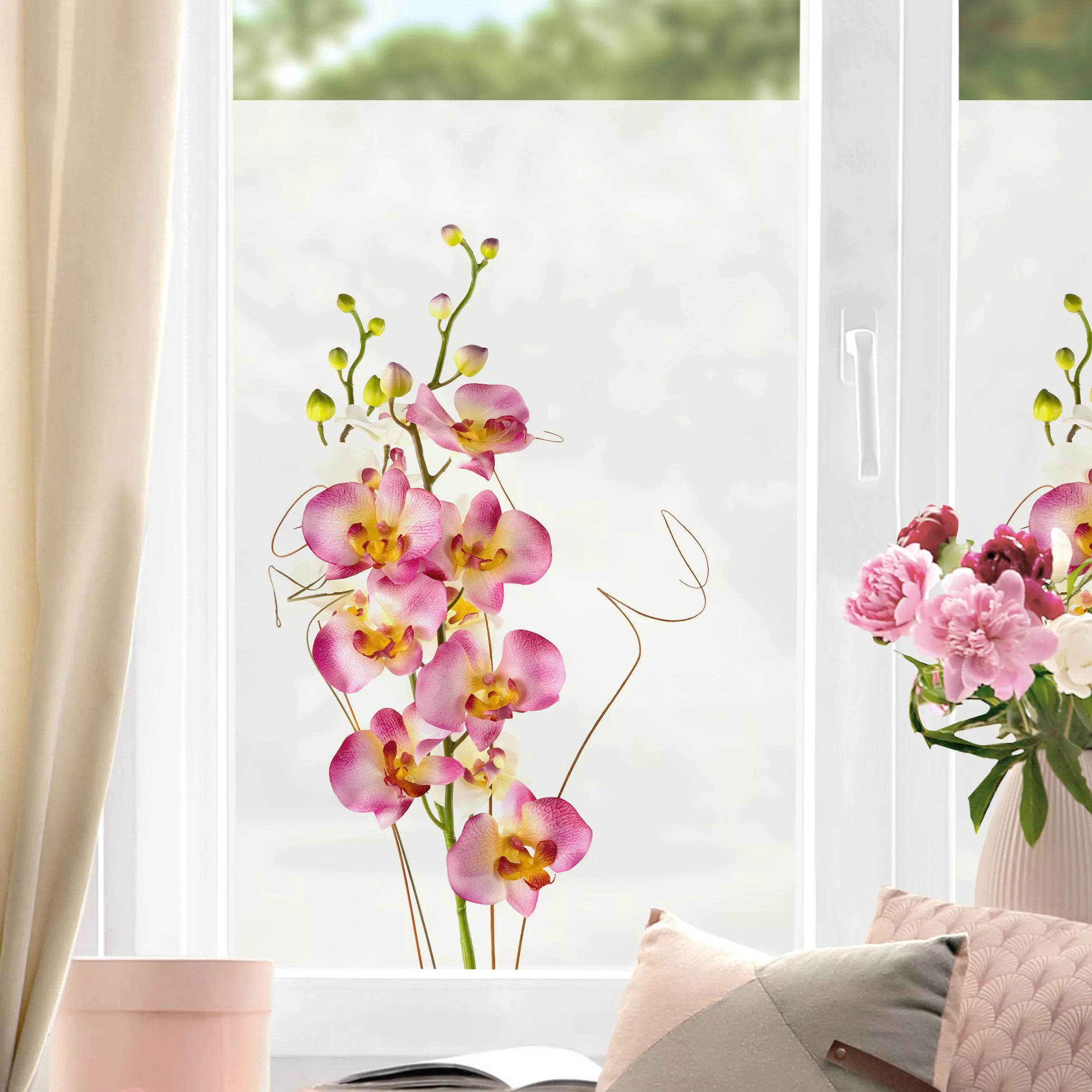Fensterfolie No.184 Orchidee Strauß günstig online kaufen