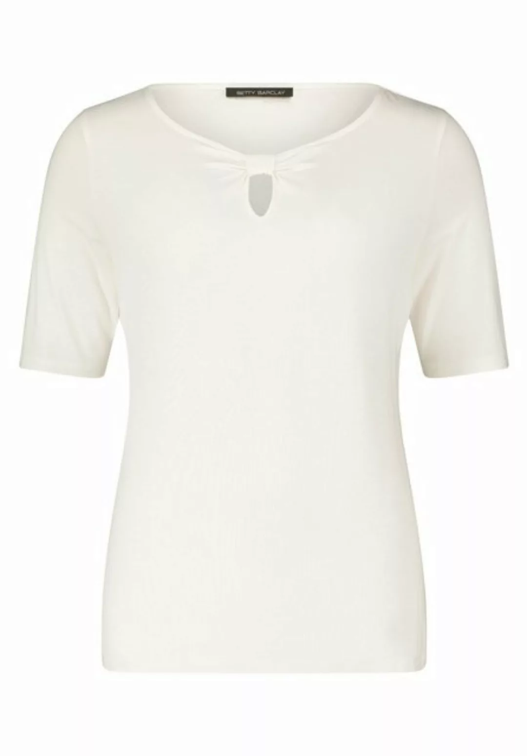 Betty Barclay Kurzarmshirt Betty Barclay Basic Shirt mit Schleifenknoten (1 günstig online kaufen