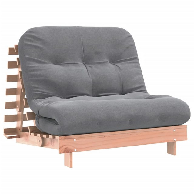 vidaXL Sofa Futon Schlafsofa mit Matratze 100x206x11cm Massivholz Douglasie günstig online kaufen