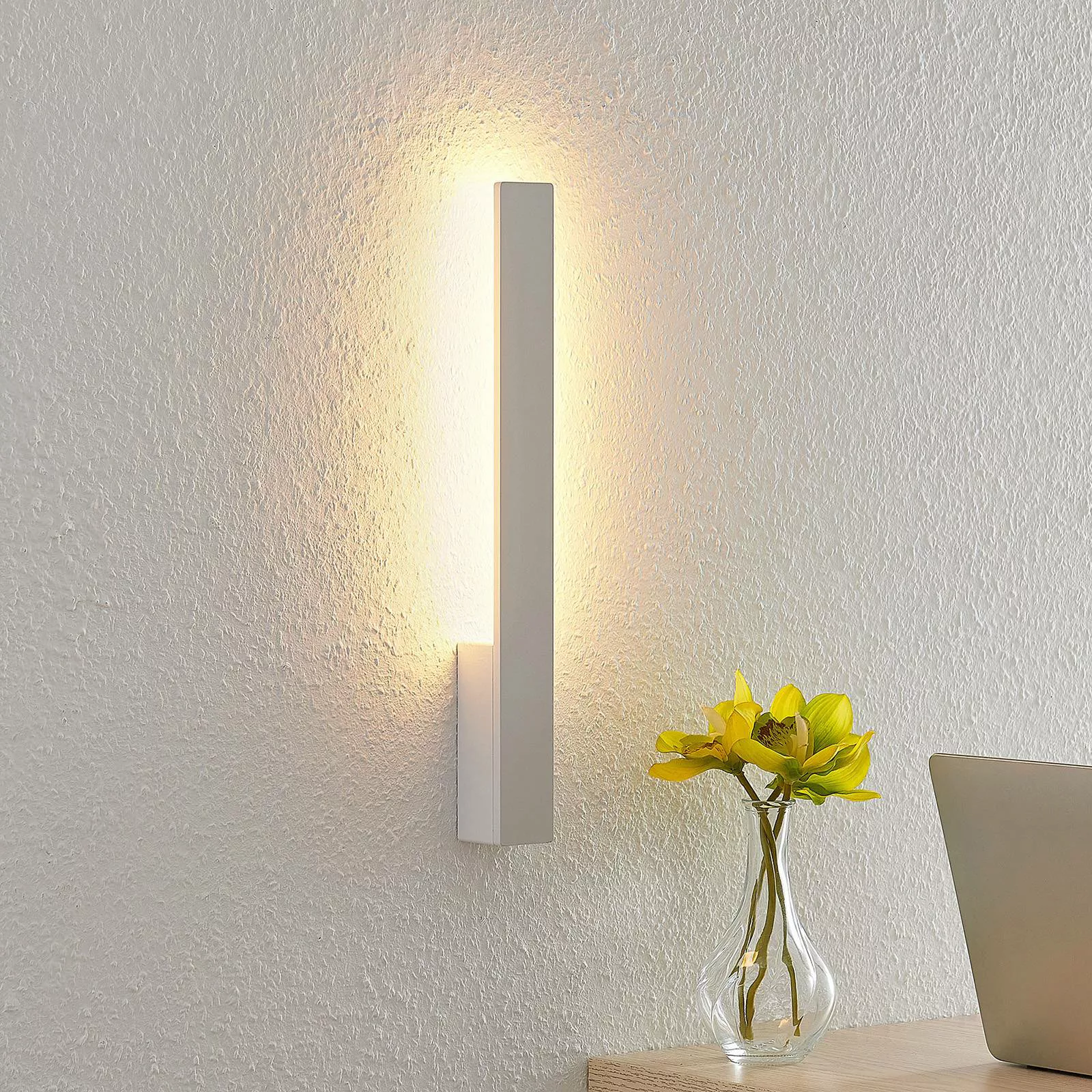 Arcchio Ivano LED-Wandleuchte, 42,5 cm, weiß günstig online kaufen