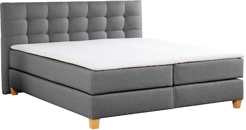 Home affaire Boxspringbett "Moulay", inkl. Topper, in Überlänge 220 cm, 3 H günstig online kaufen