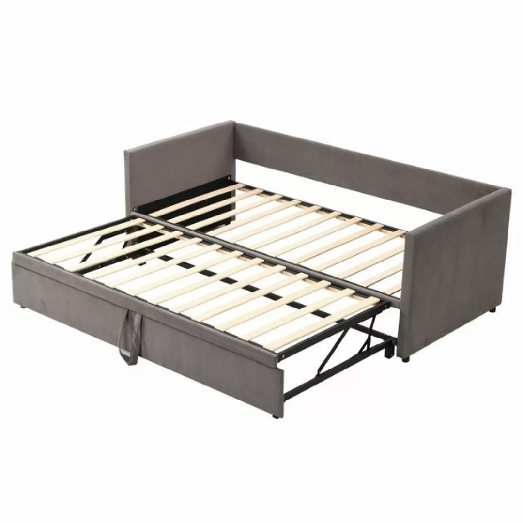 MODFU Schlafsofa Funktionsbett Doppelbett, Ausziehbares Daybett Tagesbett, günstig online kaufen