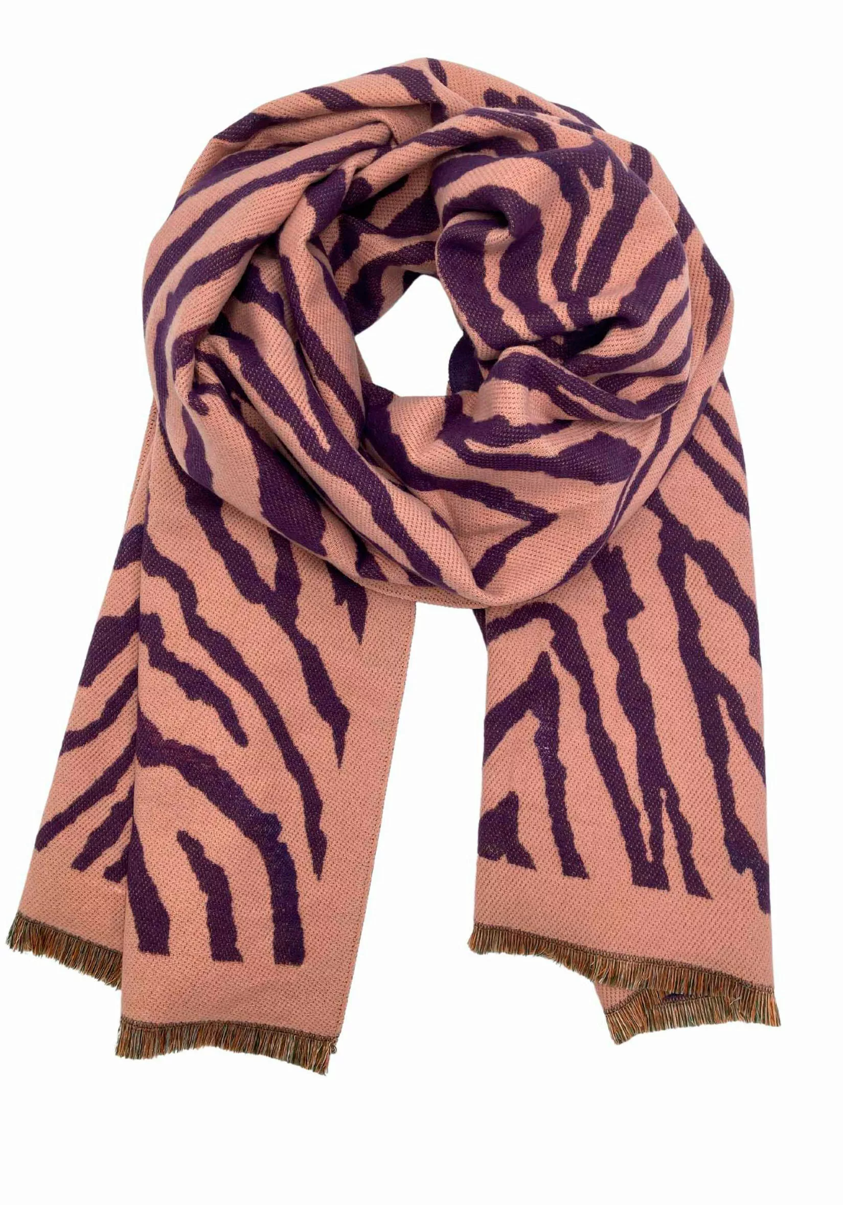 leslii Modeschal, Weicher Schal mit Zebra Muster günstig online kaufen