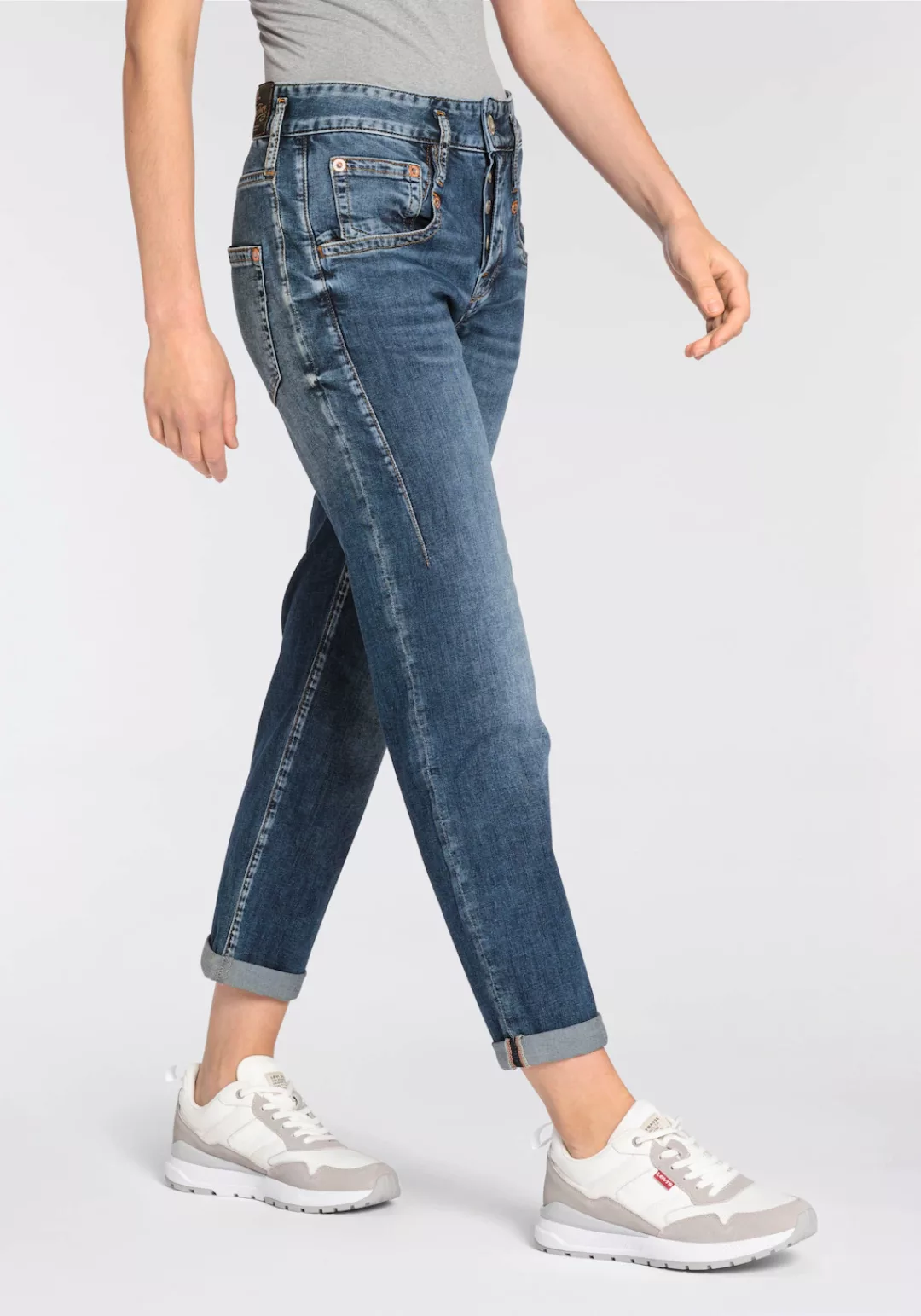 Herrlicher High-waist-Jeans Shyra Tap Denim Stretch günstig online kaufen