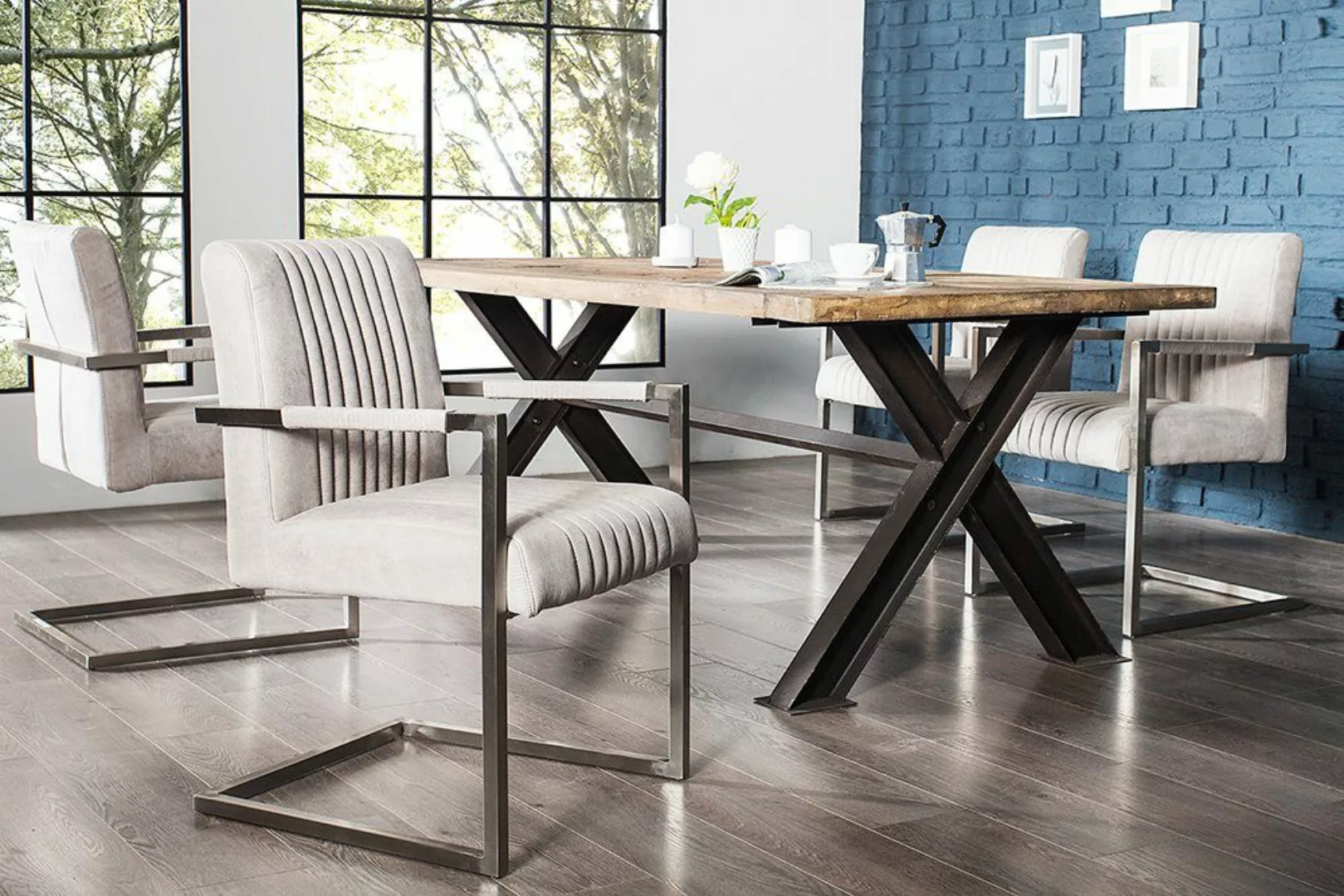 riess-ambiente Freischwinger BIG ASTON stone grau günstig online kaufen
