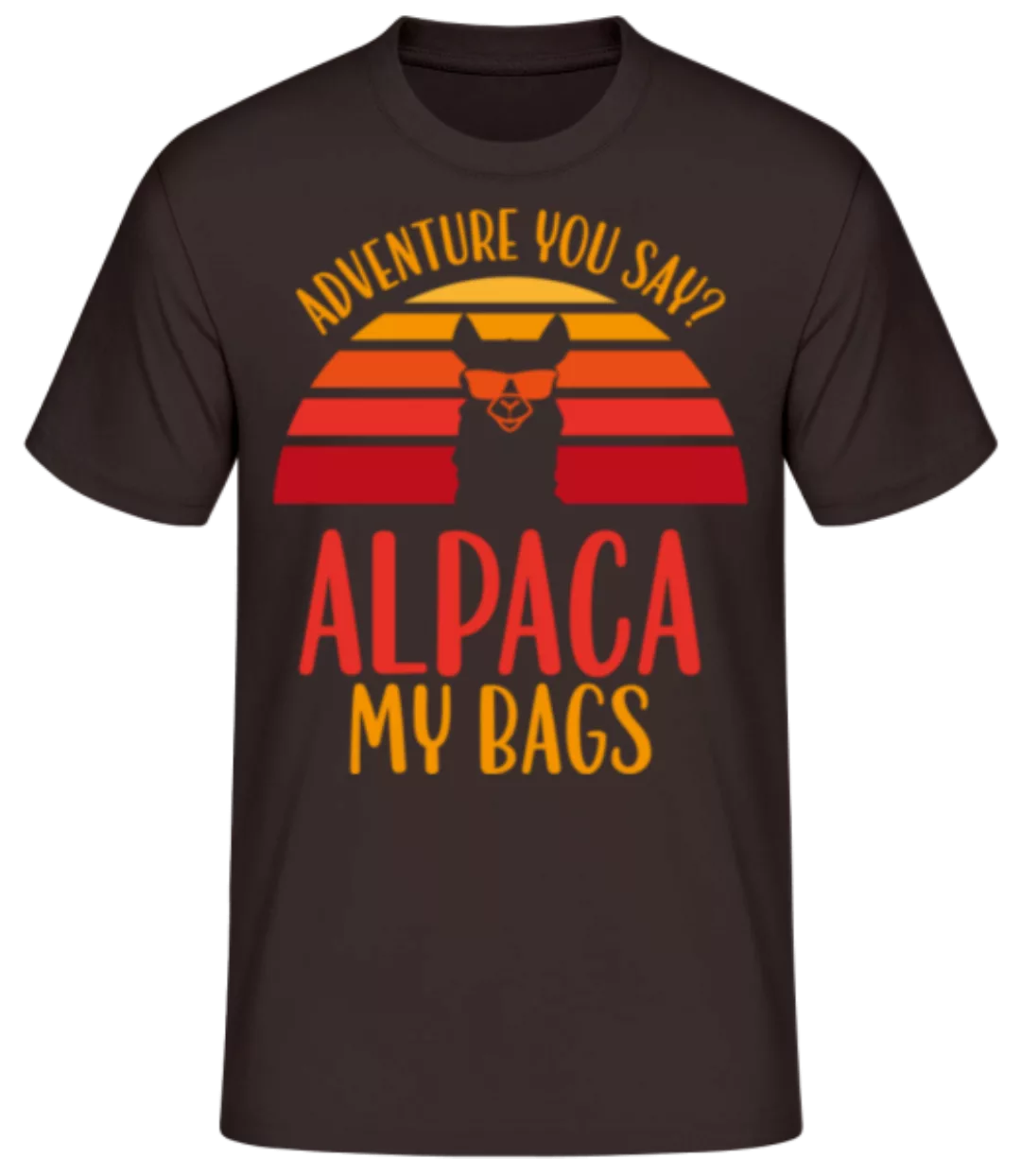 Alpaca Adventure You Say · Männer Basic T-Shirt günstig online kaufen