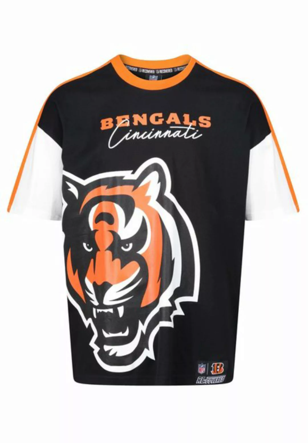 Recovered T-Shirt NFL Bengals Cincinnati Cut and Sew Oversized günstig online kaufen