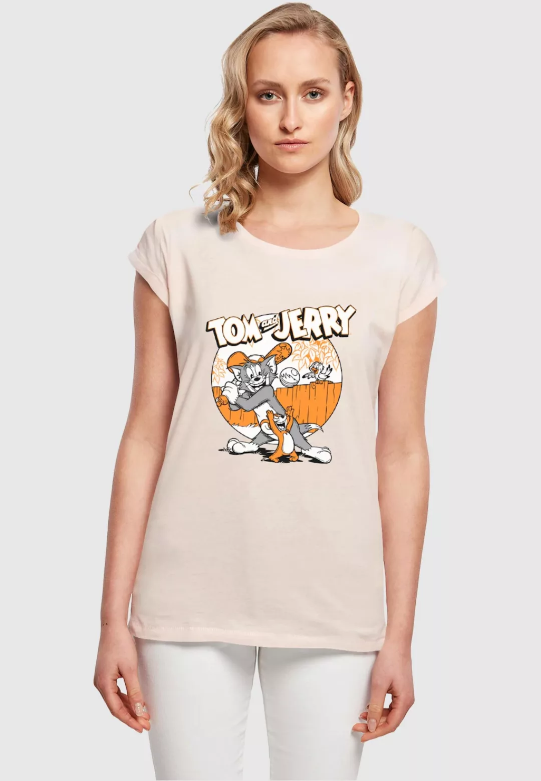 ABSOLUTE CULT T-Shirt "ABSOLUTE CULT Damen Ladies Tom and Jerry - Baseball günstig online kaufen