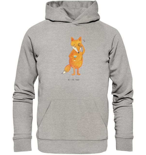 Mr. & Mrs. Panda Hoodie Größe S Fuchs Lord - Heather Grey - Geschenk, Liebe günstig online kaufen