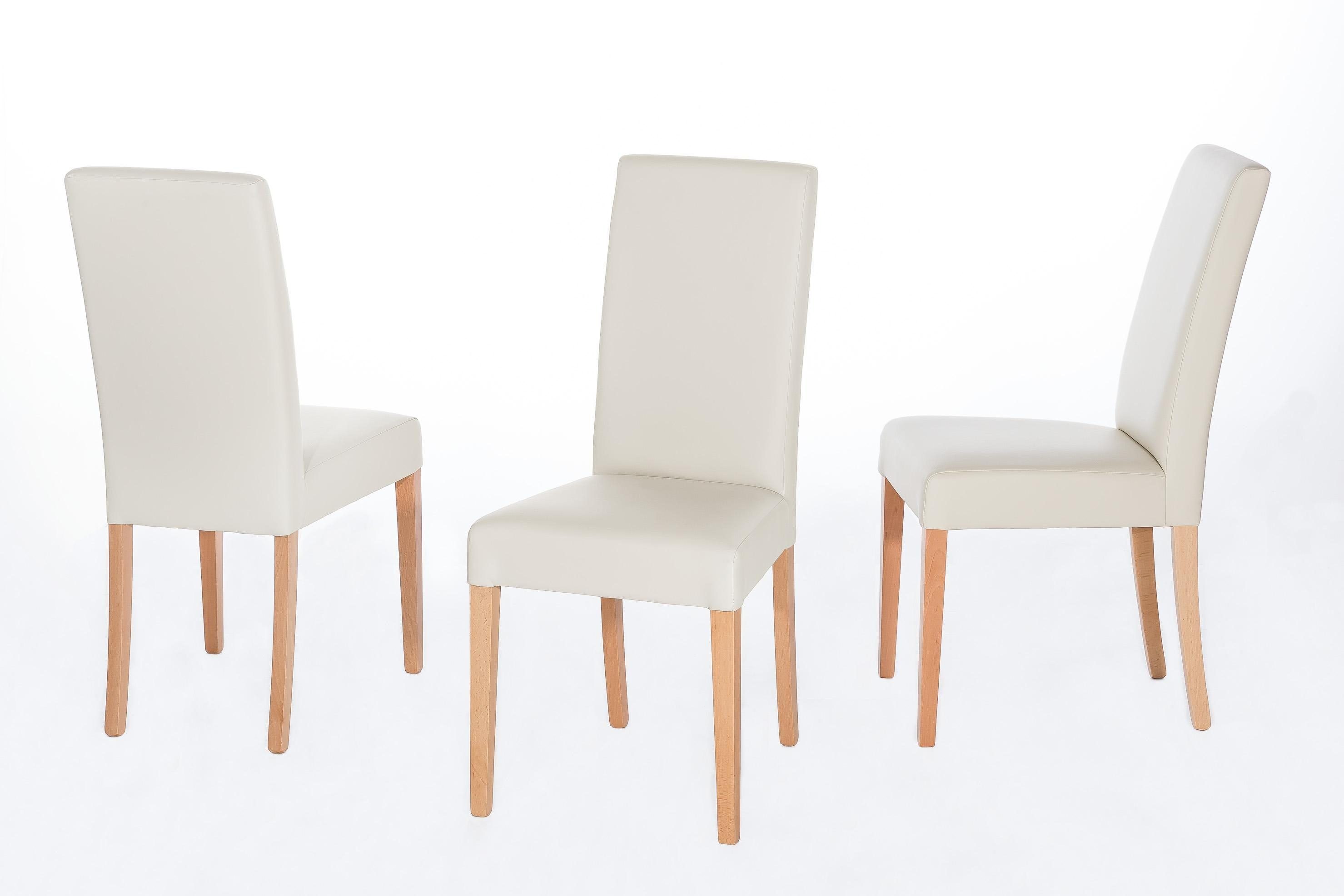Home affaire 4-Fußstuhl "Lea", (Set), 2 St., Kunstleder günstig online kaufen