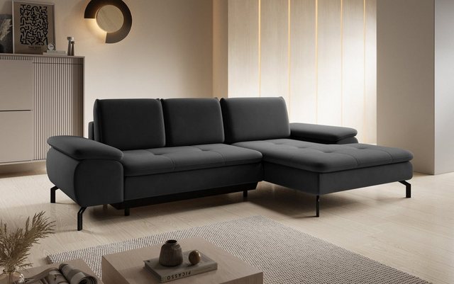 Luxusbetten24 Ecksofa Verila Mini, mit Schlaf- und Klappfunktion günstig online kaufen